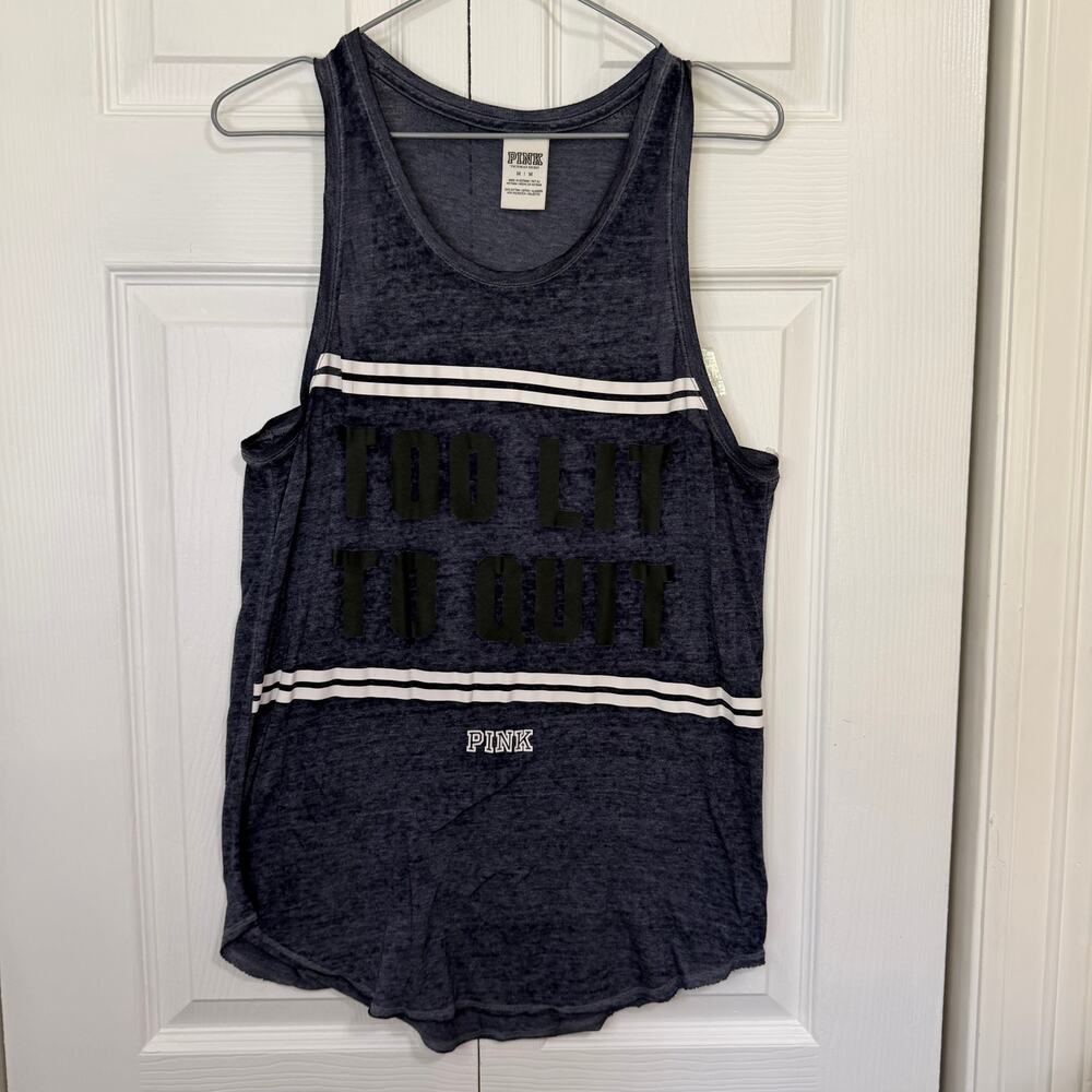 Pink Victoria Secret Athletic Tank Top Medium